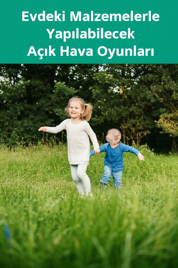 Evdeki Malzemelerle Yapılabilecek Açık Hava Oyunları