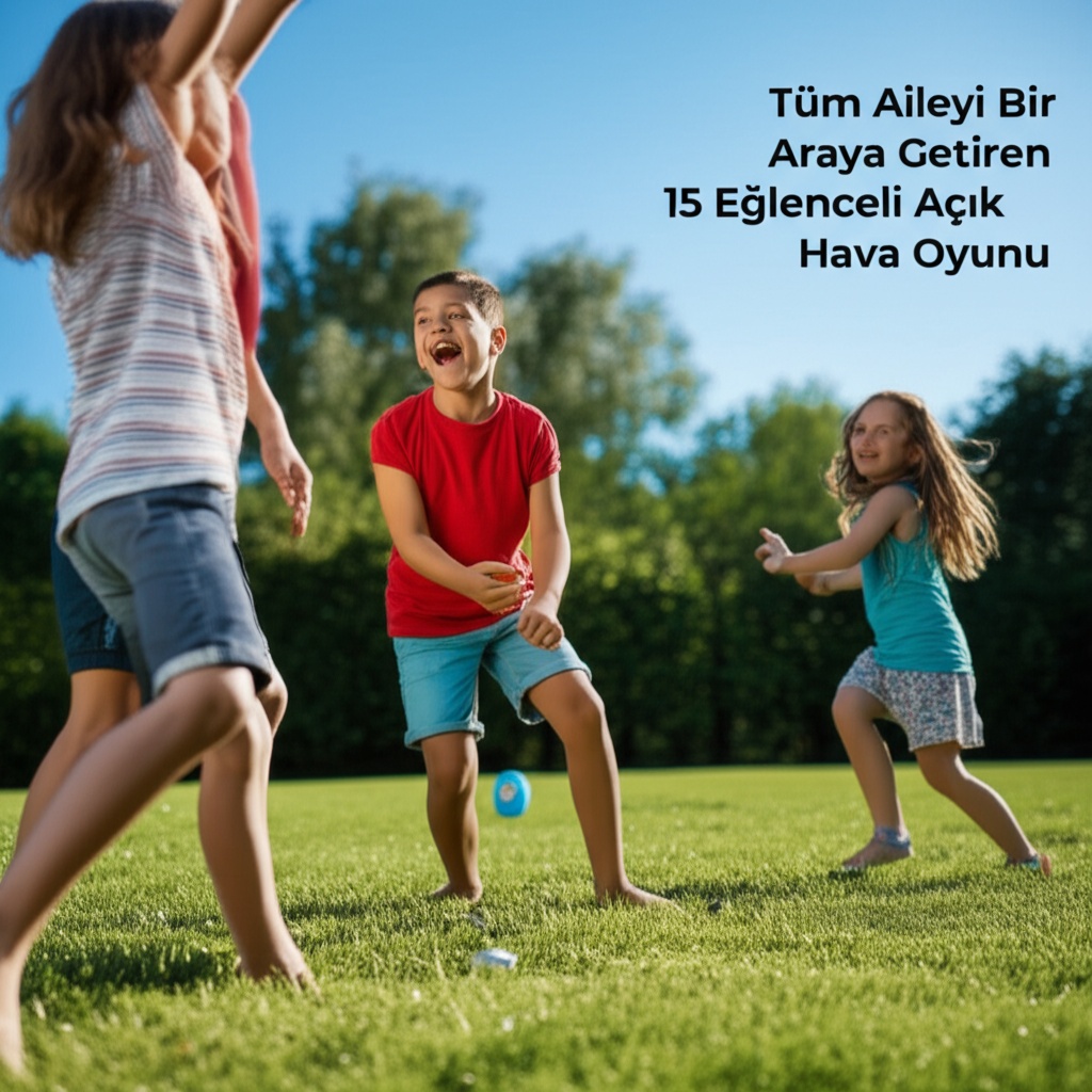 Tüm Aileyi Bir Araya Getiren 15 Eğlenceli Açık Hava Oyunu