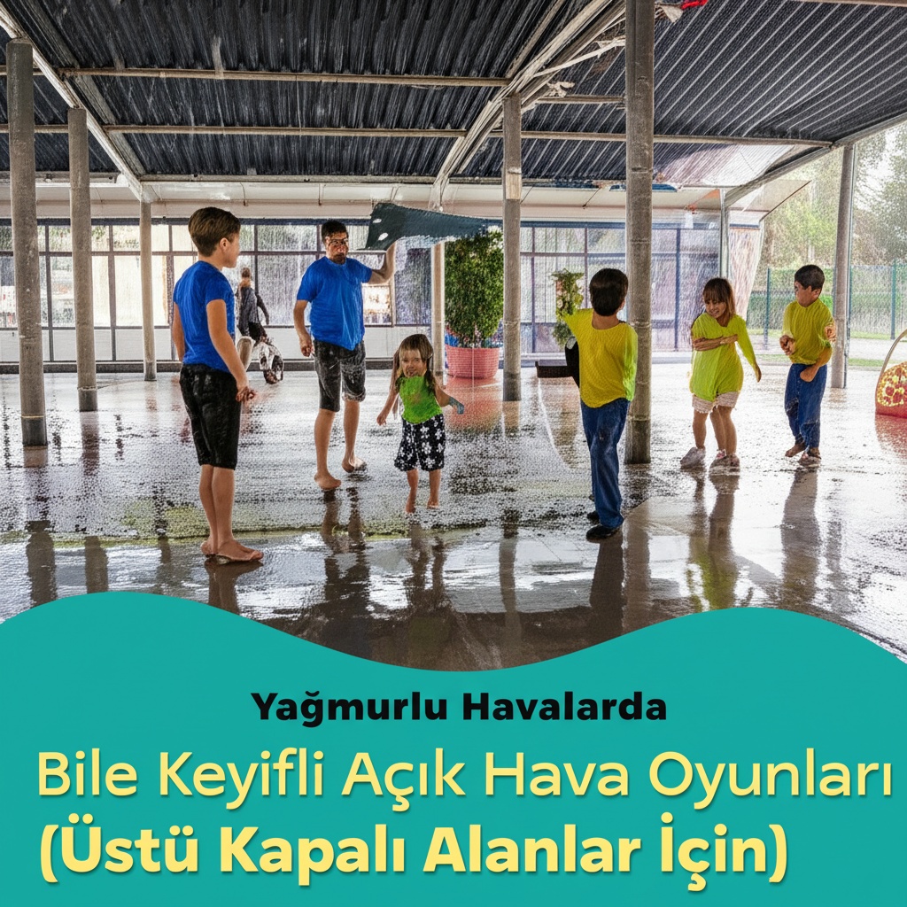Yağmurlu Havalarda Bile Keyifli Açık Hava Oyunları (Üstü Kapalı Alanlar İçin)